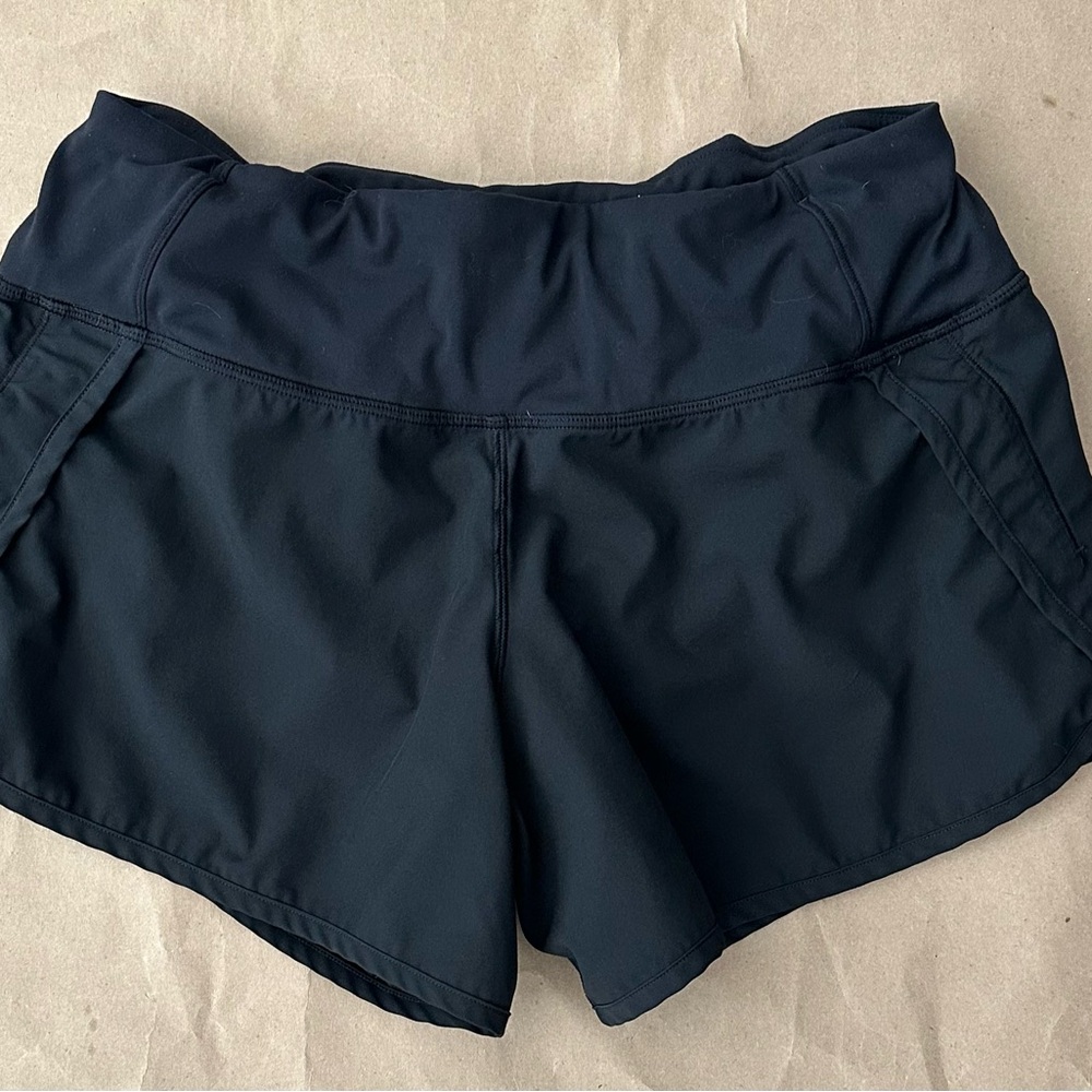 High-Rise Black Athletic Shorts for Women